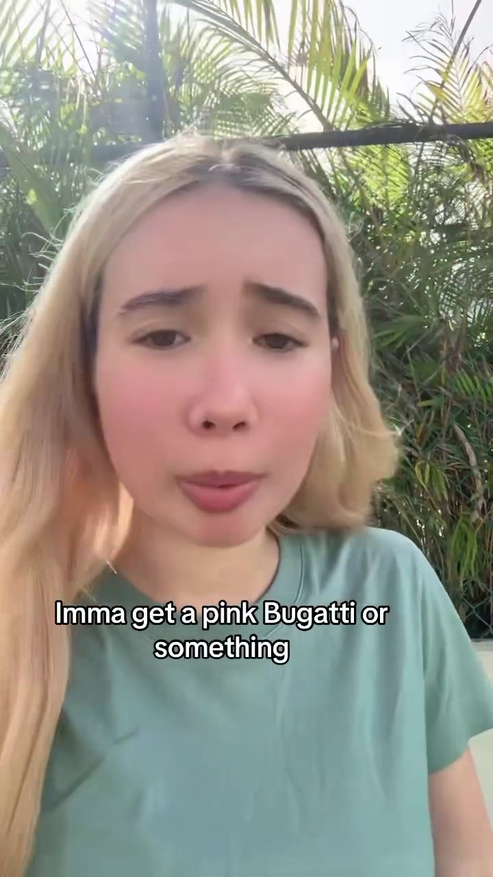 I Am Going To Get A Pink Bugatti or Something