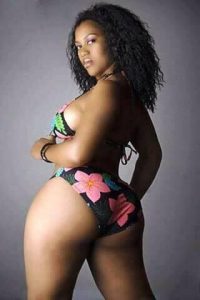 Sexy South African Woman with Wide Hips in Bikini