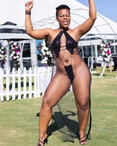 Zodwa Wabantu Wears Thin G-String, Exposes Her Crotch and Bums at the 2019 Greyville Race Course in Durban, South Africa - PICTURES