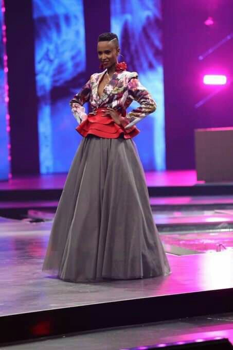 Miss South Africa 2019 is Zozibini Tunzi from Eastern Cape