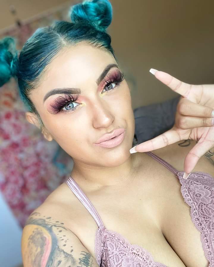 Wicked Babydoll (aka Stephanie Blanco) Posts Cleavage Pictures of Her Busty Chest