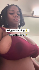 Horny African Woman with Big Boobs - Lactating Mothers